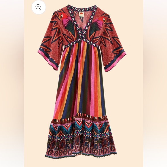 FARM RIO Macaw Show Maxi Dress - Picture 4 of 13